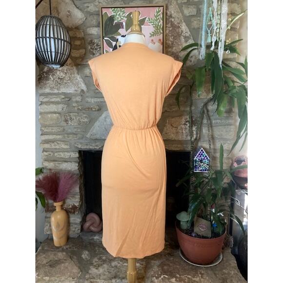 Vintage Creamsicle Dress –  Size M/L - Picture 6 of 6